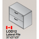 AOSP Lodi Collection Lateral File w/2 Drawers